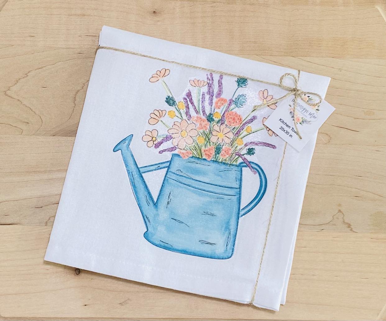 Watering Can Kitchen Towel