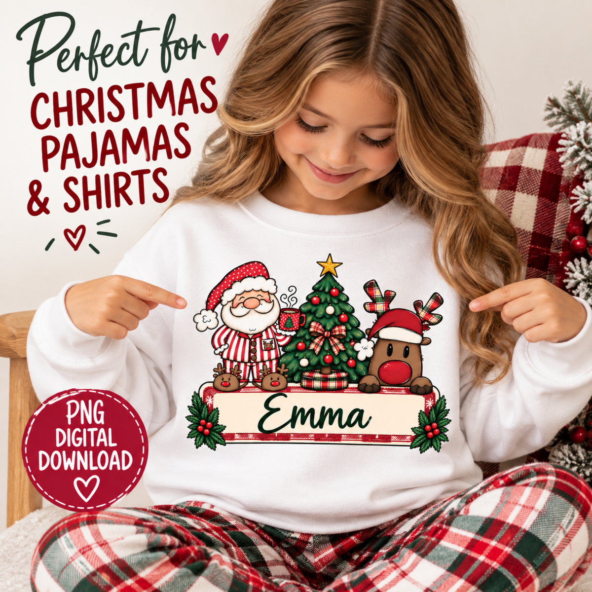 Christmas Name Plate PNG