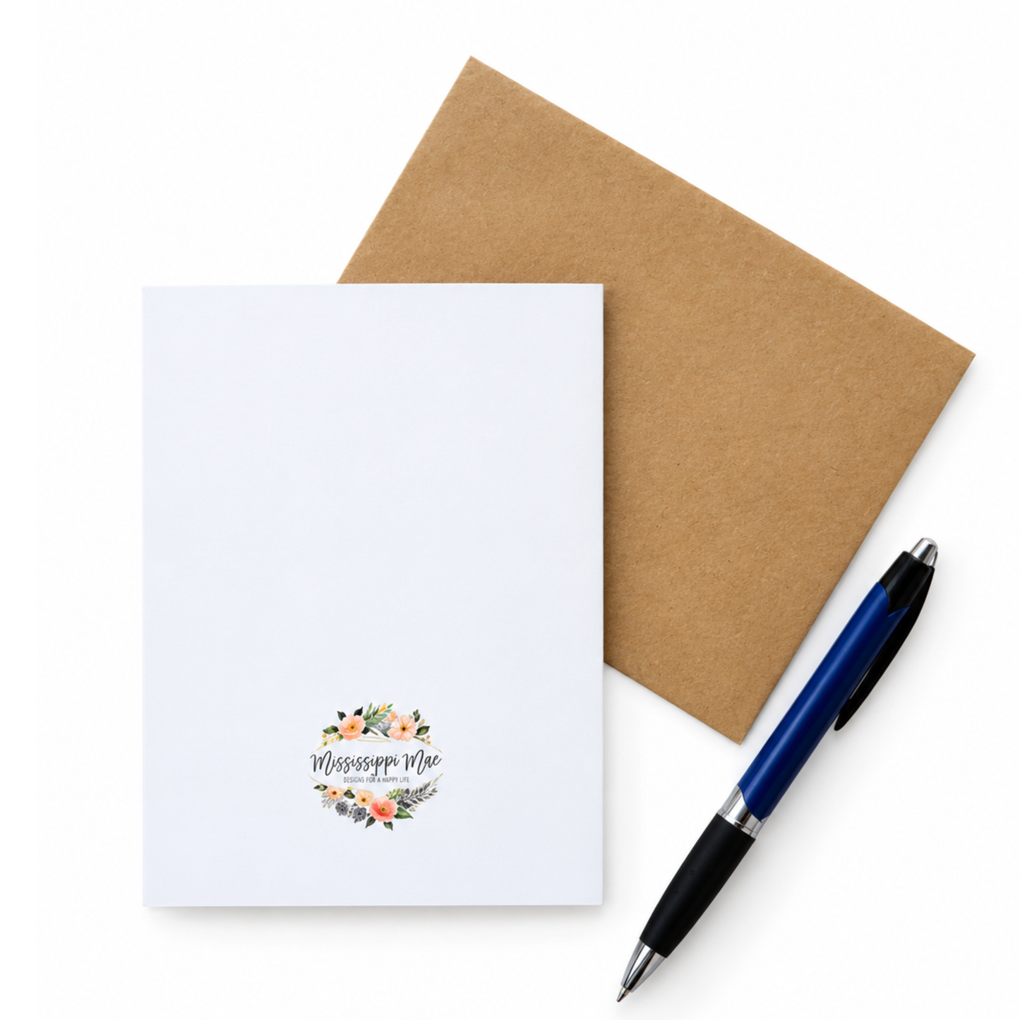 Floral Cross Note Cards (Set of 12)