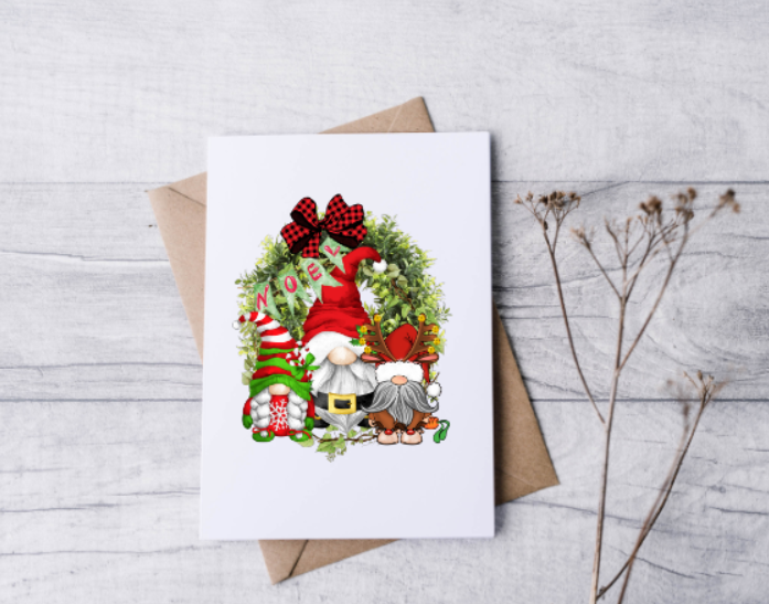 Christmas Gnome Note Cards