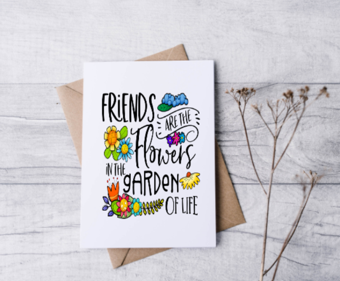 Friendship Garden Note Cards (12 pack)