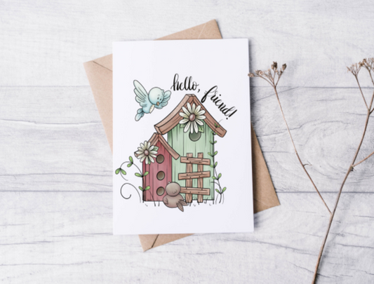 Hello Friend Note Cards (Set of 12)