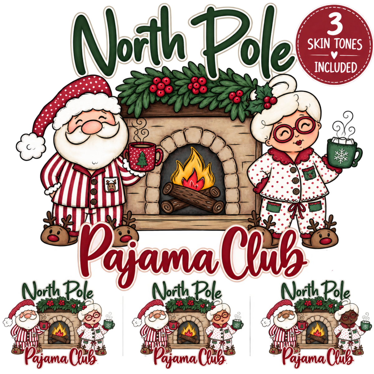North Pole Pajama Club PNG