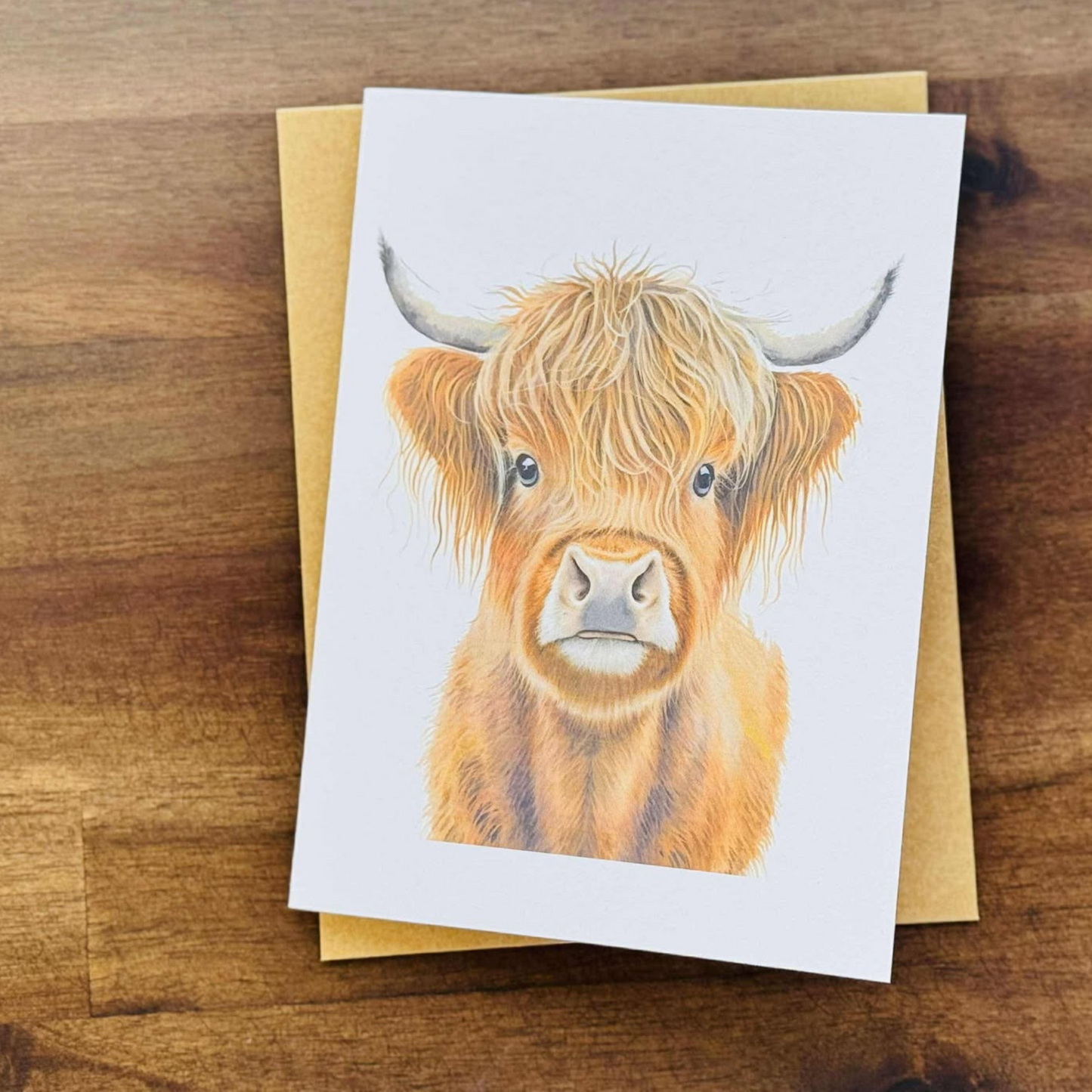 Assorted Highland Cow Note Cards (Set of 12)