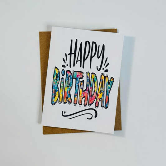 Happy Birthday Note Cards (12 pk)