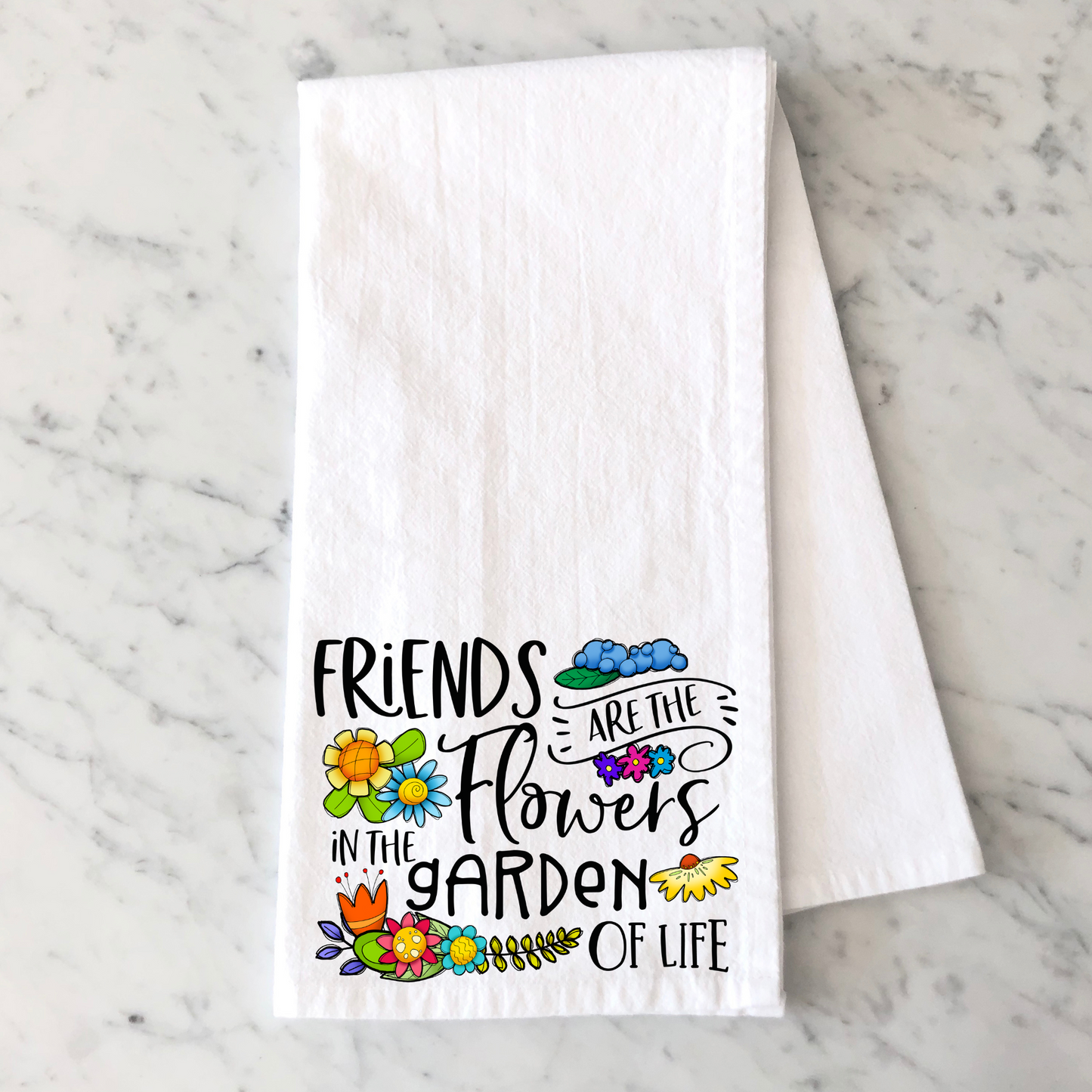 Friendship Garden Kitchen  Towel