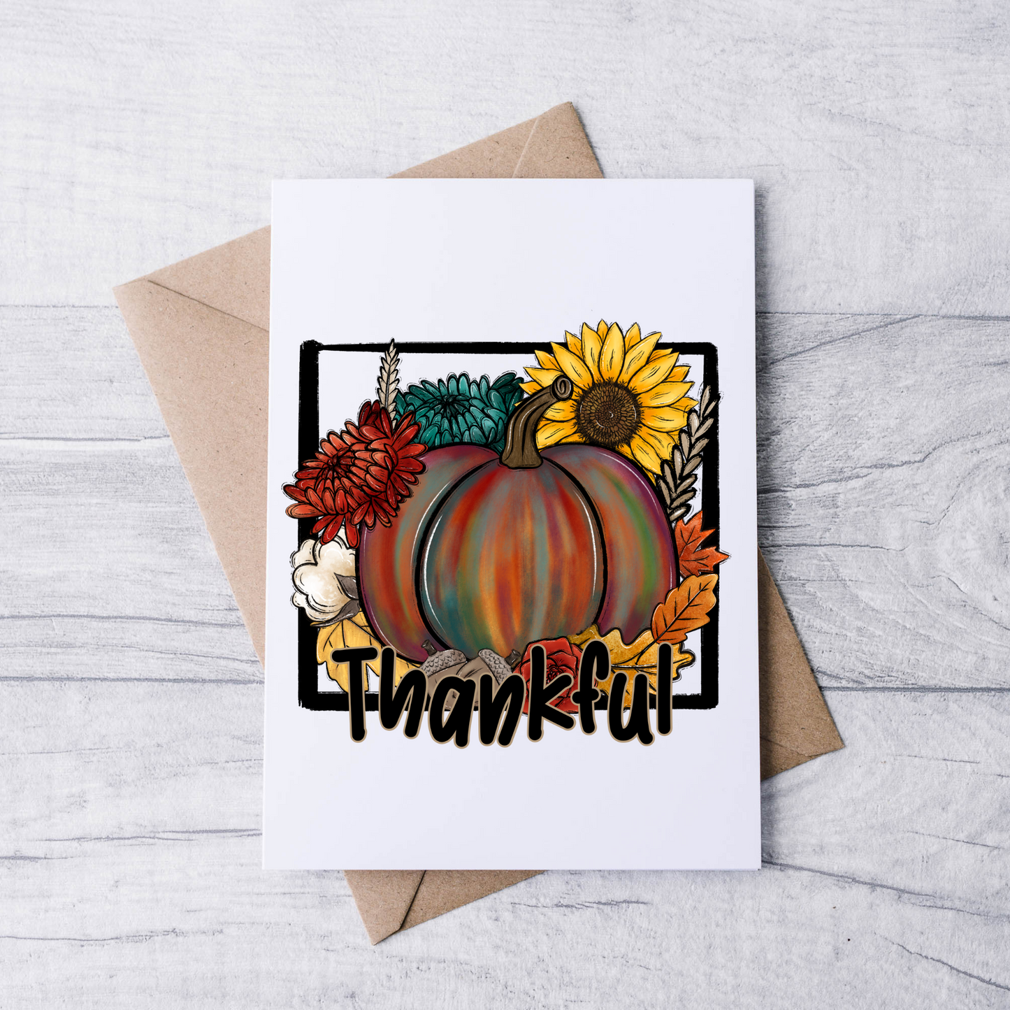 Framed Thankful Note Cards (Set of 12)