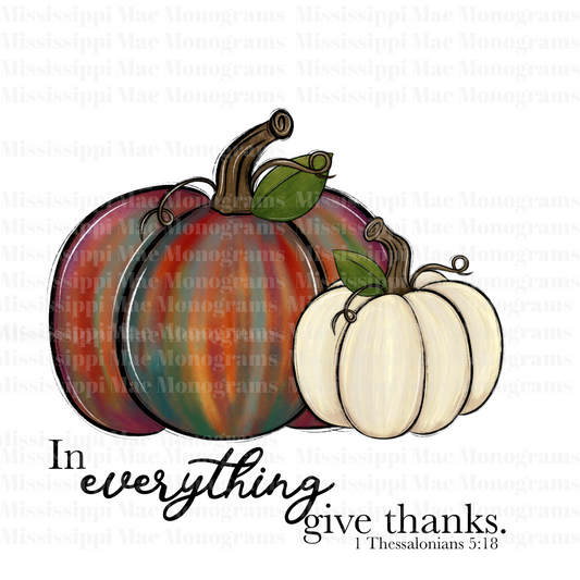 Give Thanks Pumpkins