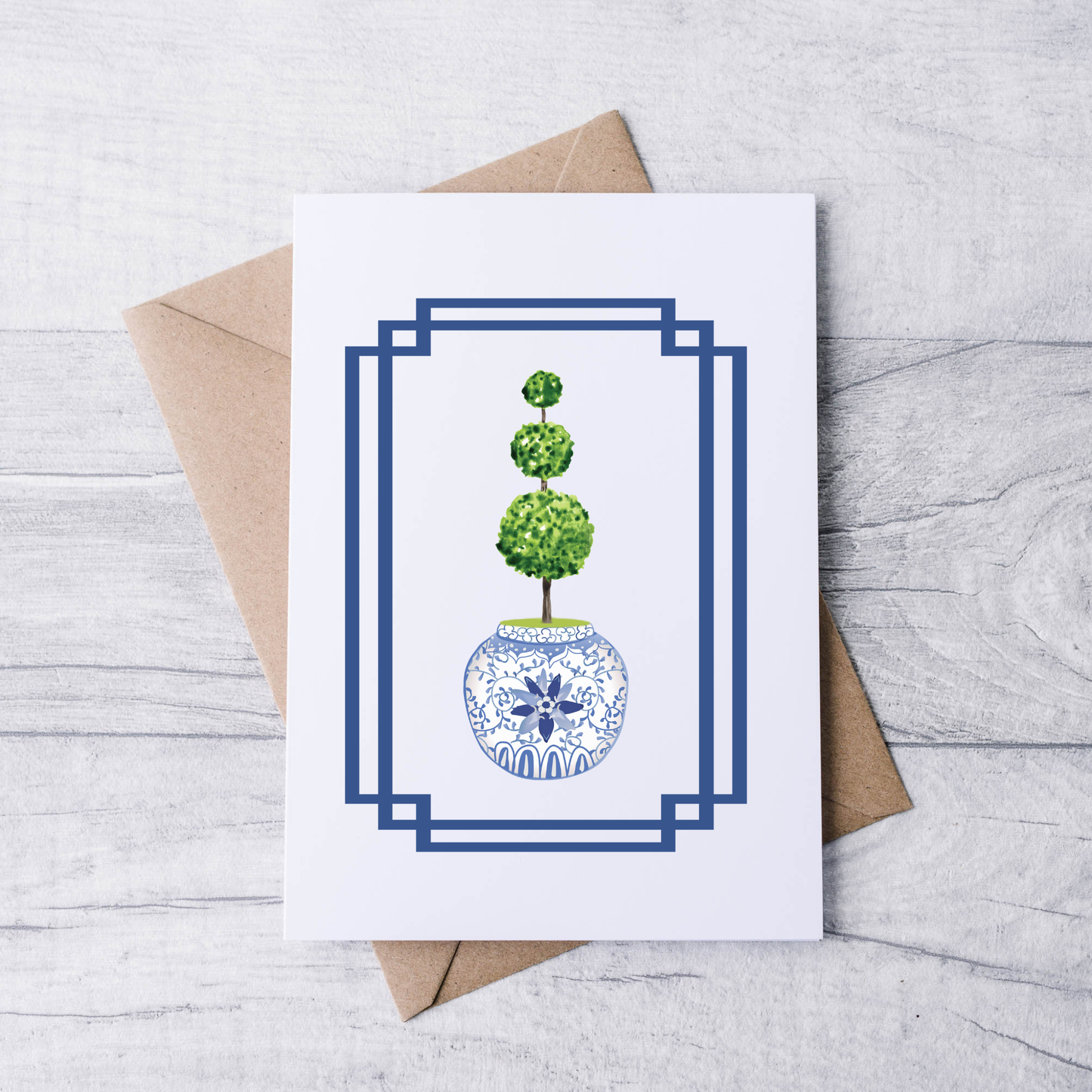 Topiary Note Cards (Set of 12)