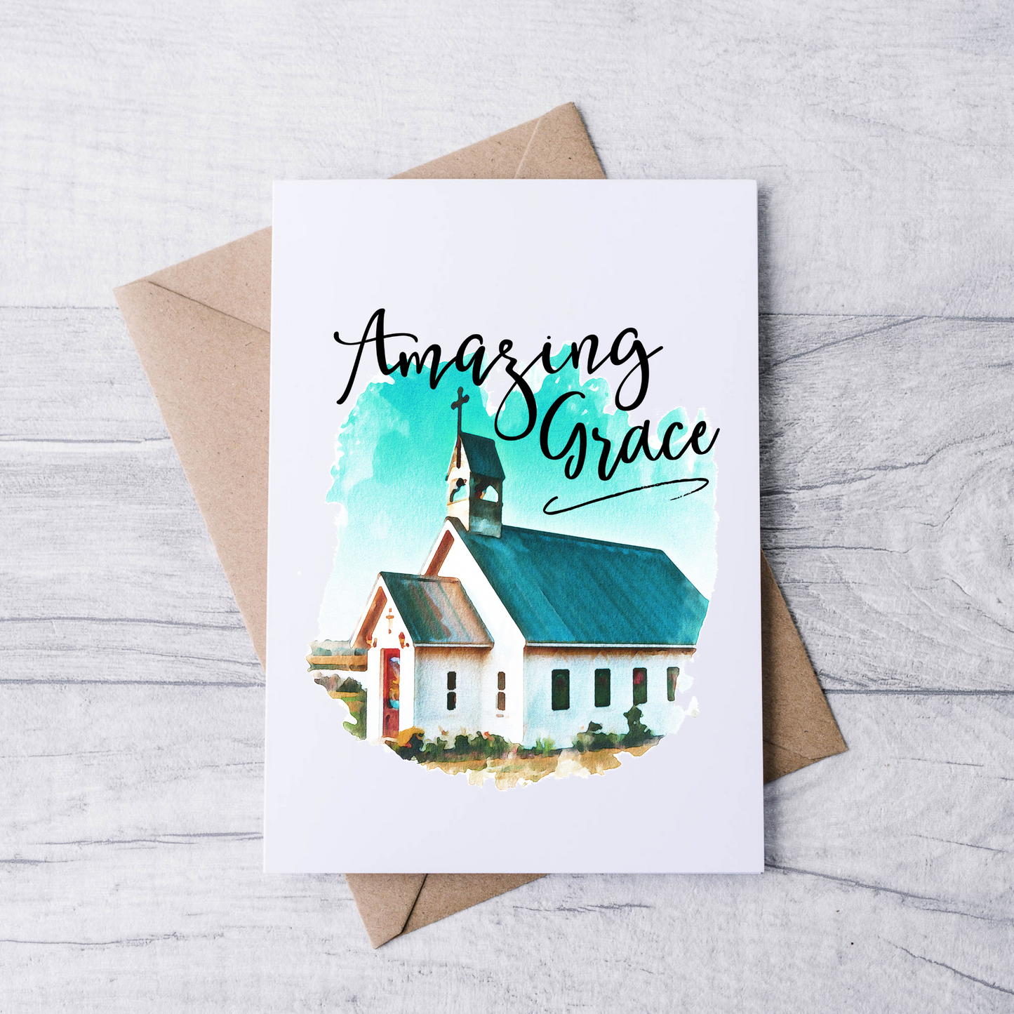 Amazing Grace Church Note Cards (Set of 12)