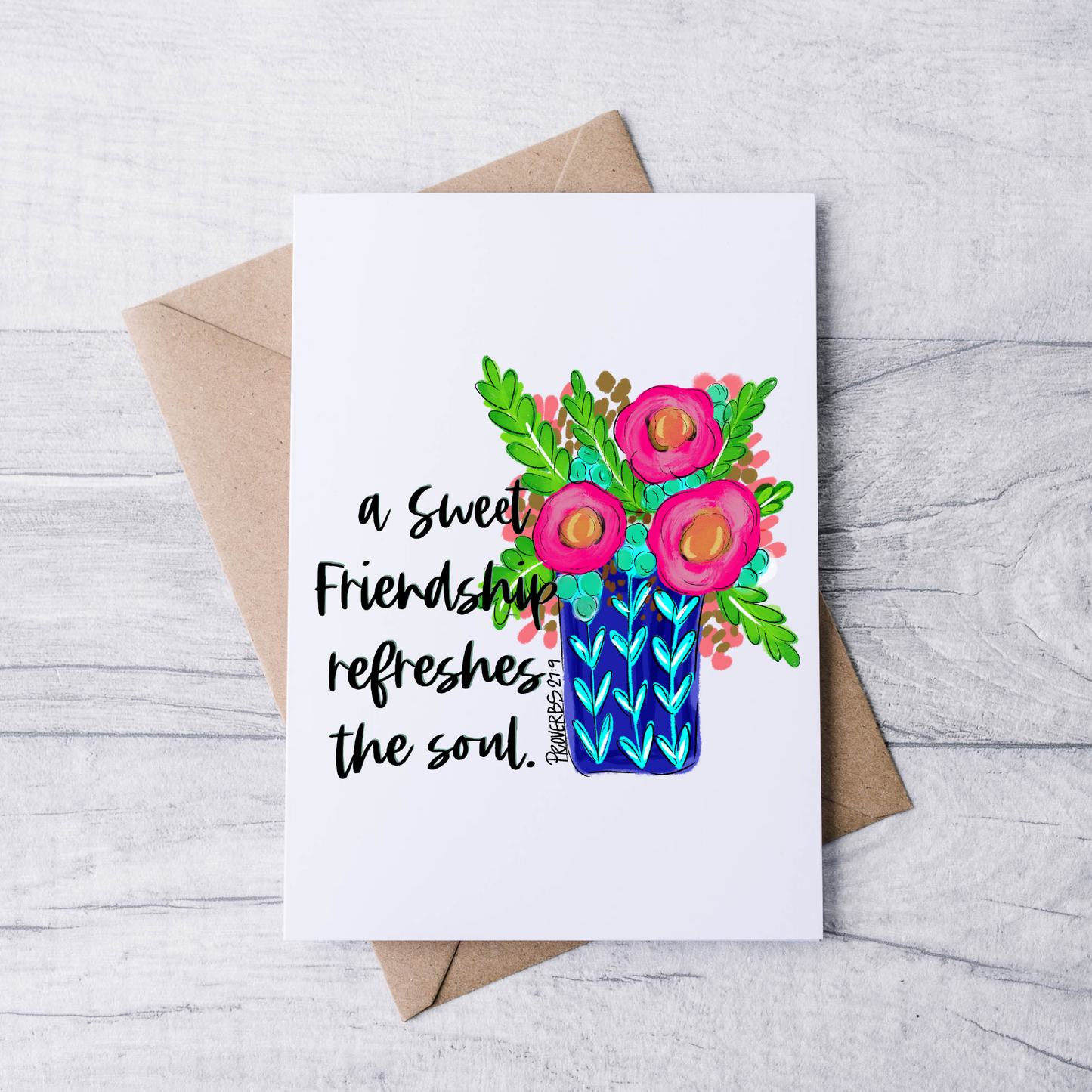 Friendship Note Cards (Set of 12)