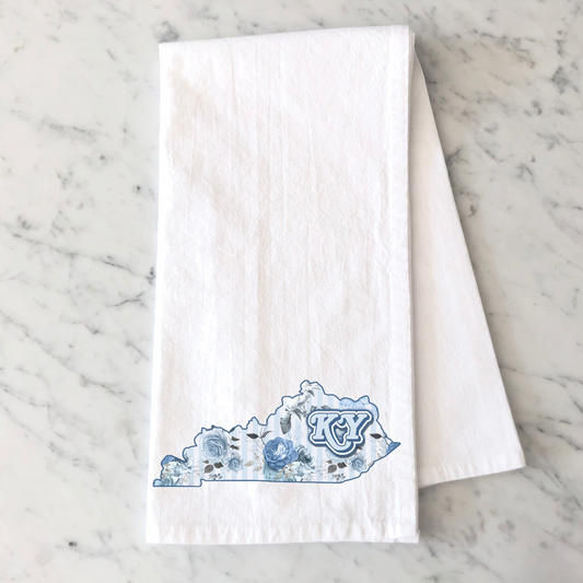 Blue Kentucky Kitchen Towel