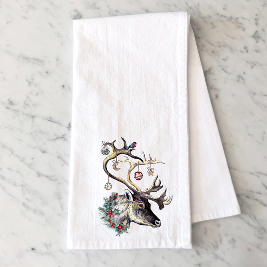 Christmas Deer Kitchen Towel