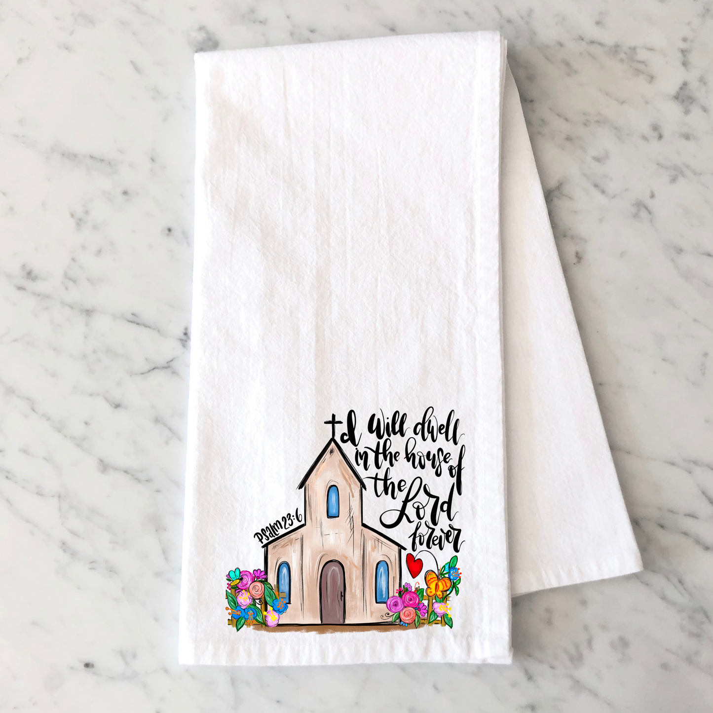 Dwell in the House Towel