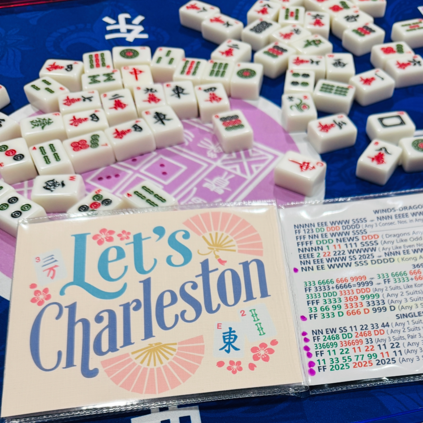 Mahjong Card Sleeve Insert | Fun Mahjong Sayings | NMJL Large Size Fit