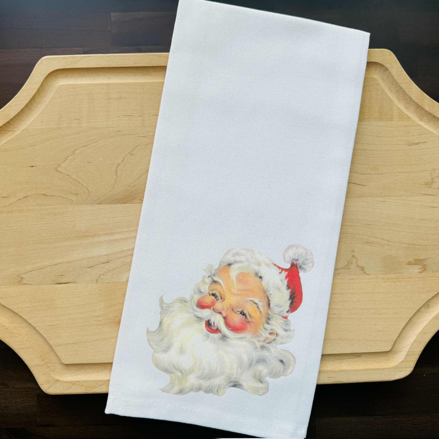 Vintage Santa Kitchen Towel