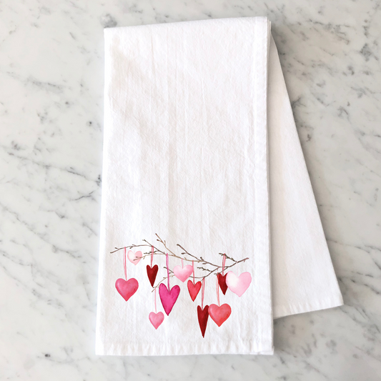 Heart Strings Kitchen Towel