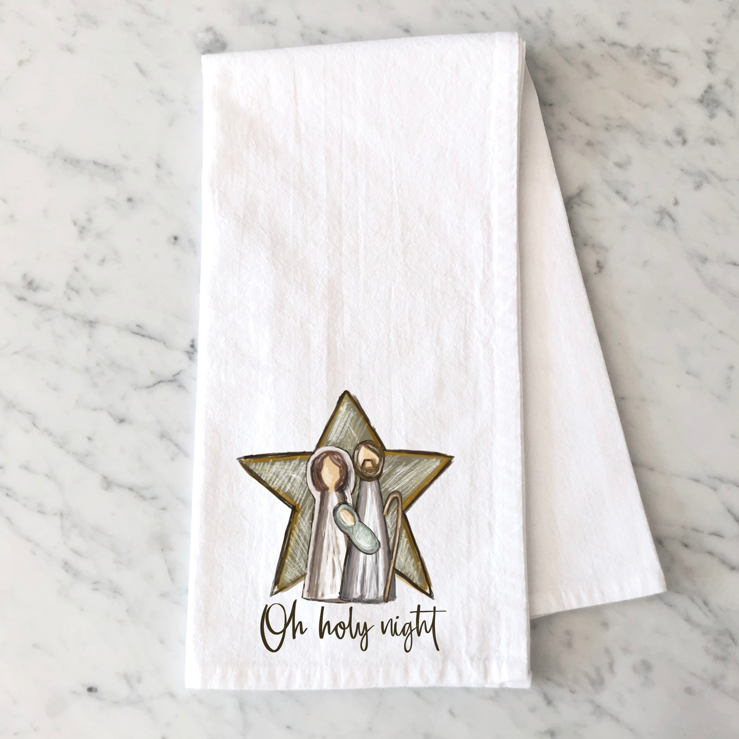 Holy Night Kitchen Towel