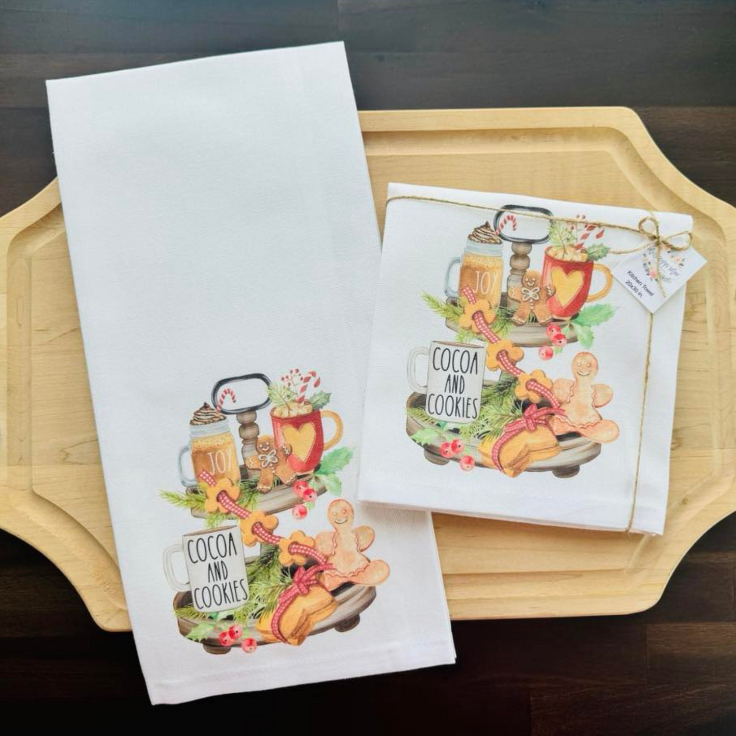 Gingerbread Tier Tray Towel