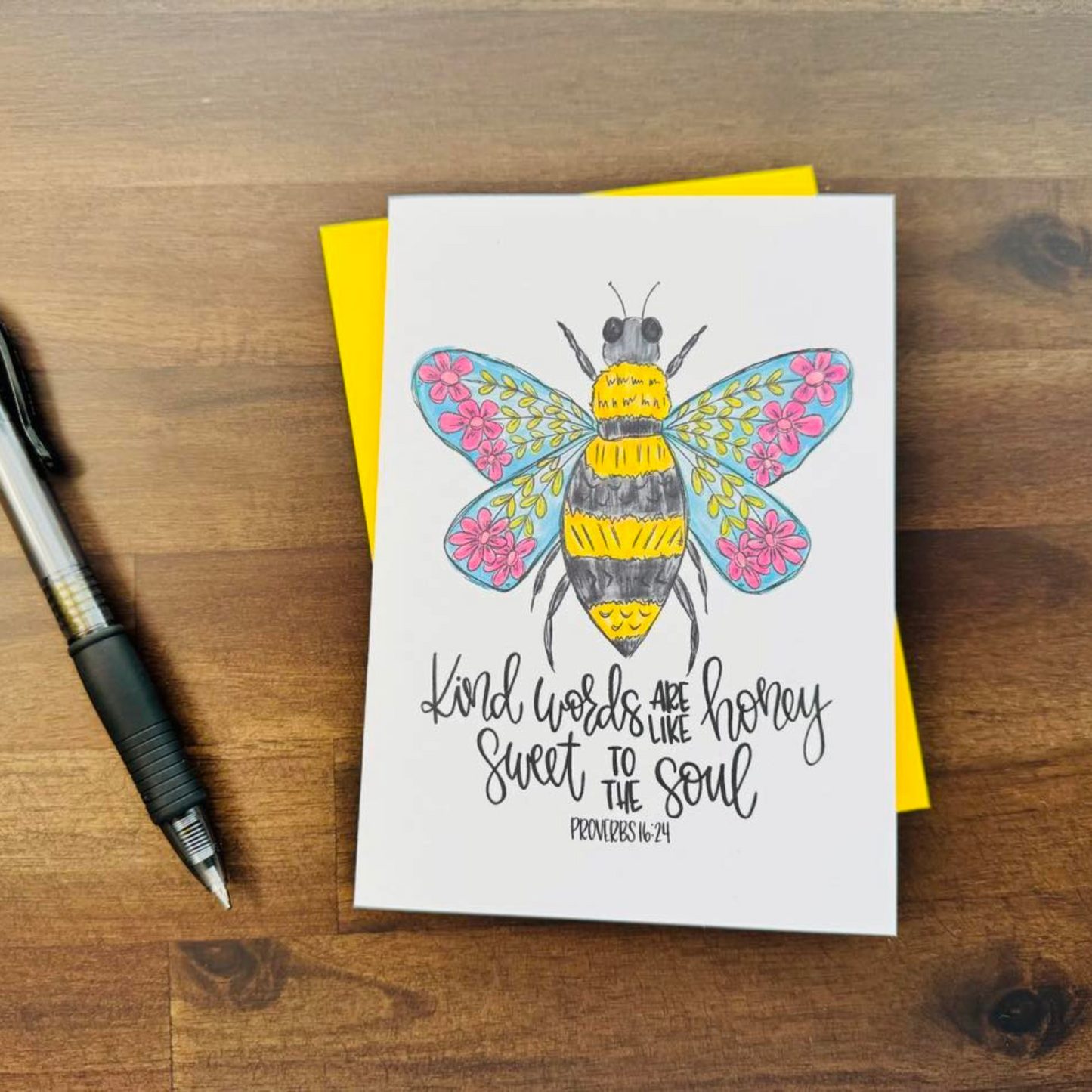 Kind Words Note Cards (Set of 12)