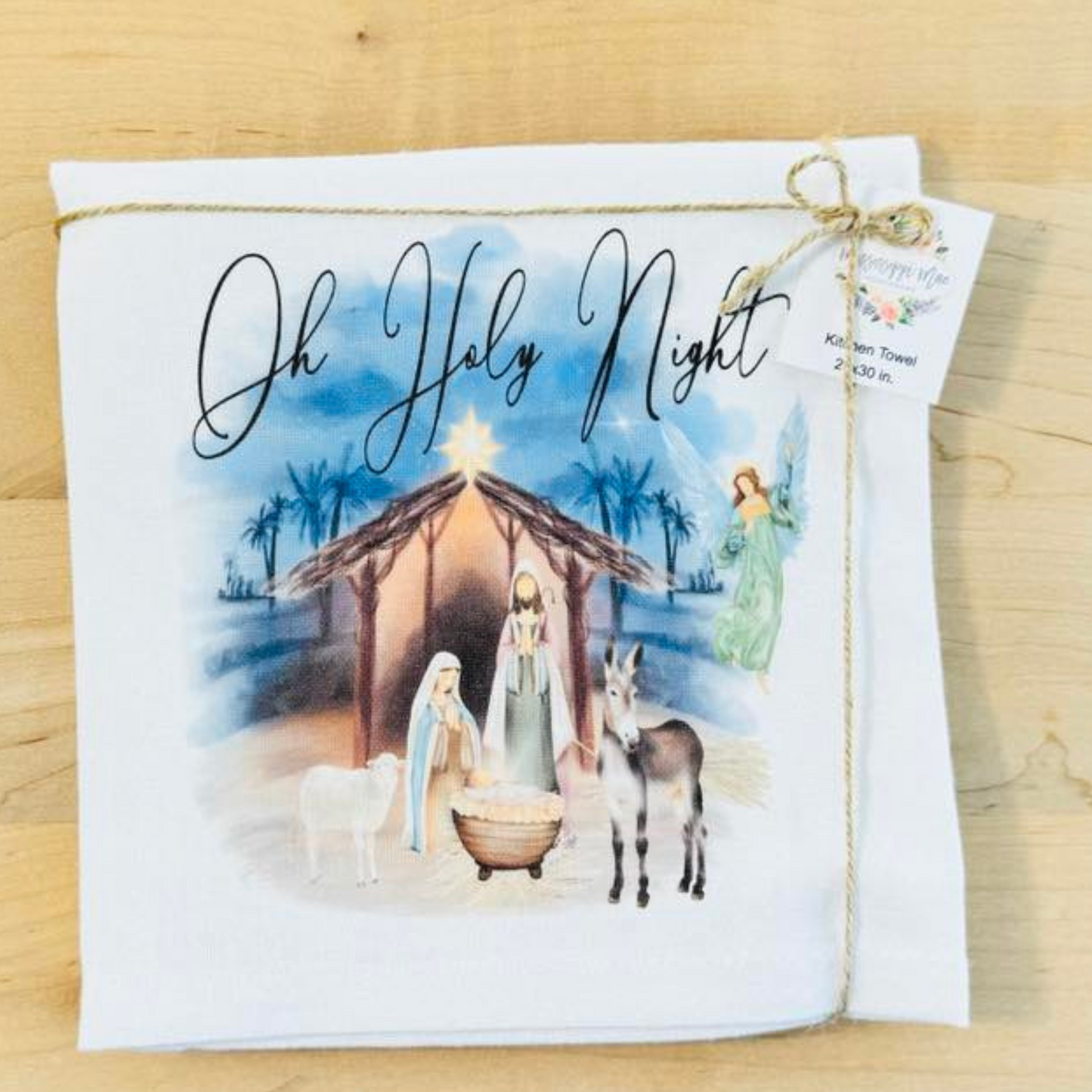 Oh Holy Night Kitchen Towel