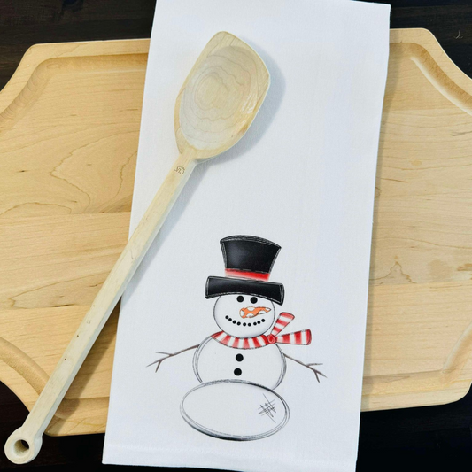 Snowman Kitchen Towel