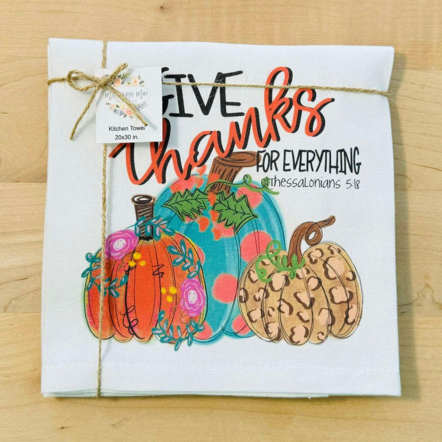 Give Thanks Kitchen Towel