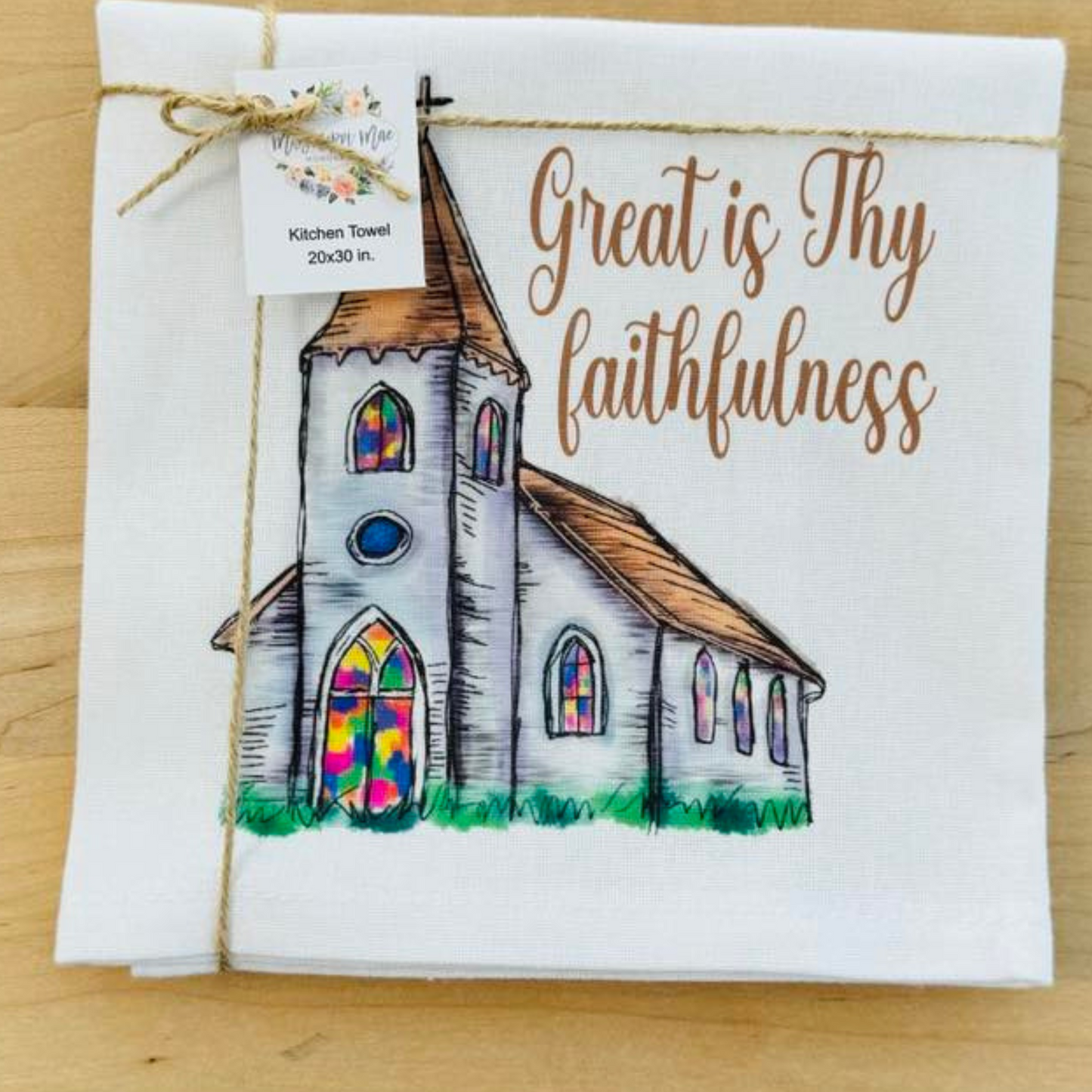 Great is Thy Faithfulness Kitchen Towel