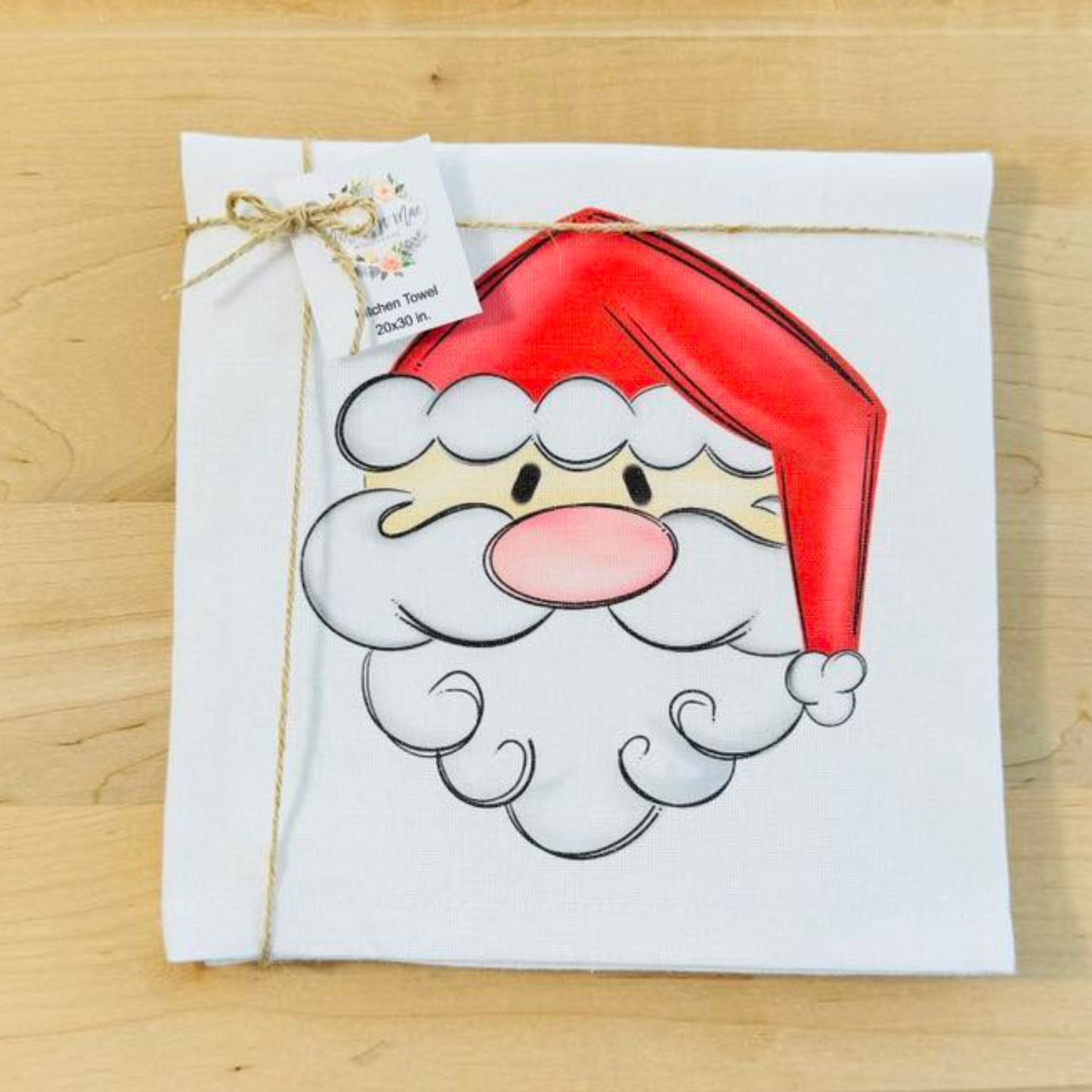 Whimsy Santa Kitchen Towel