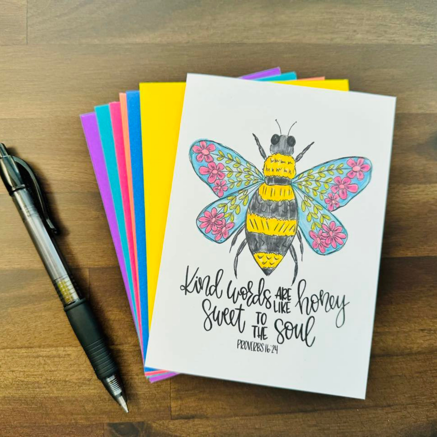 Kind Words Note Cards (Set of 12)