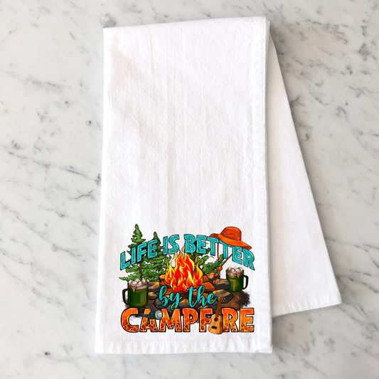 Campfire Kitchen Towel