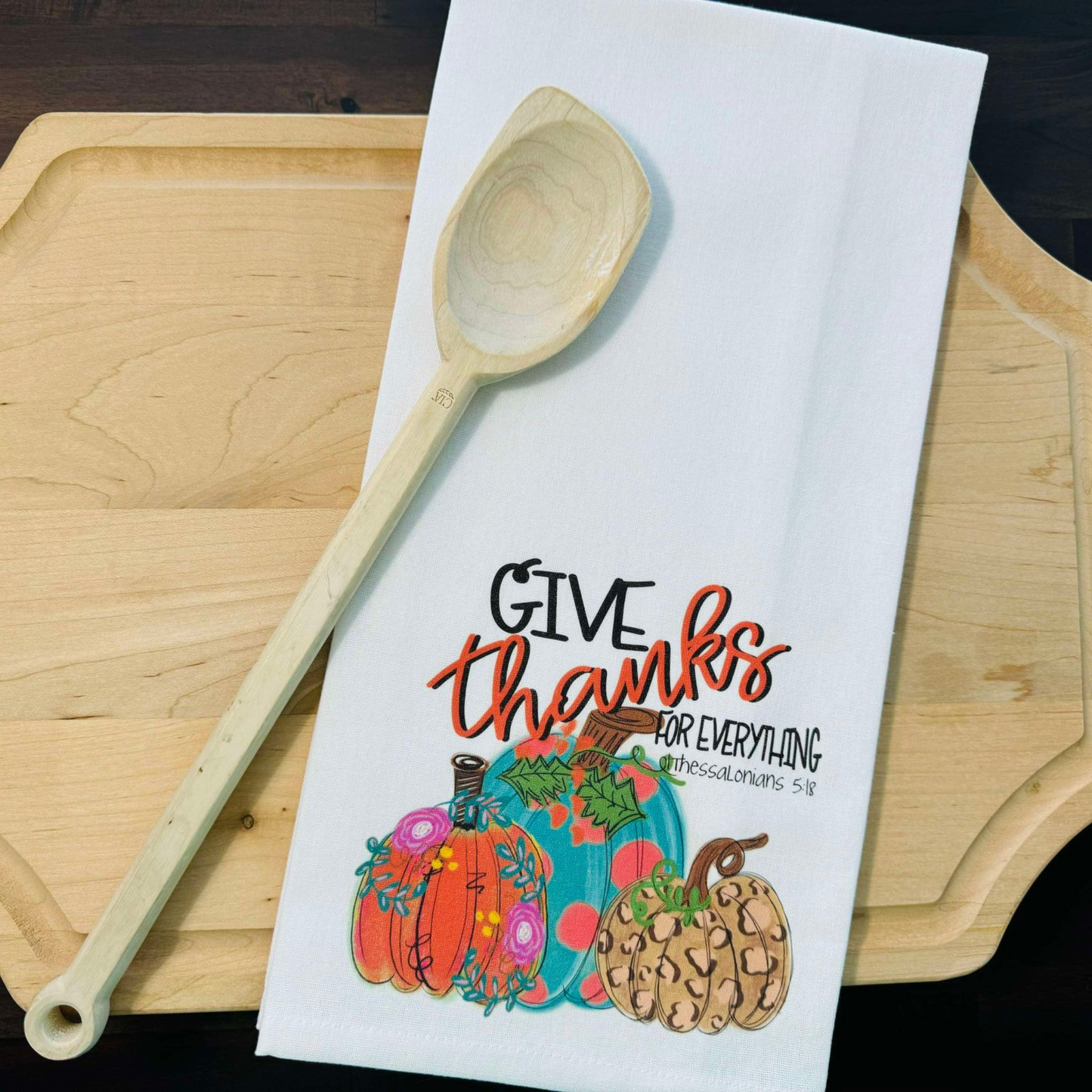 Give Thanks Kitchen Towel