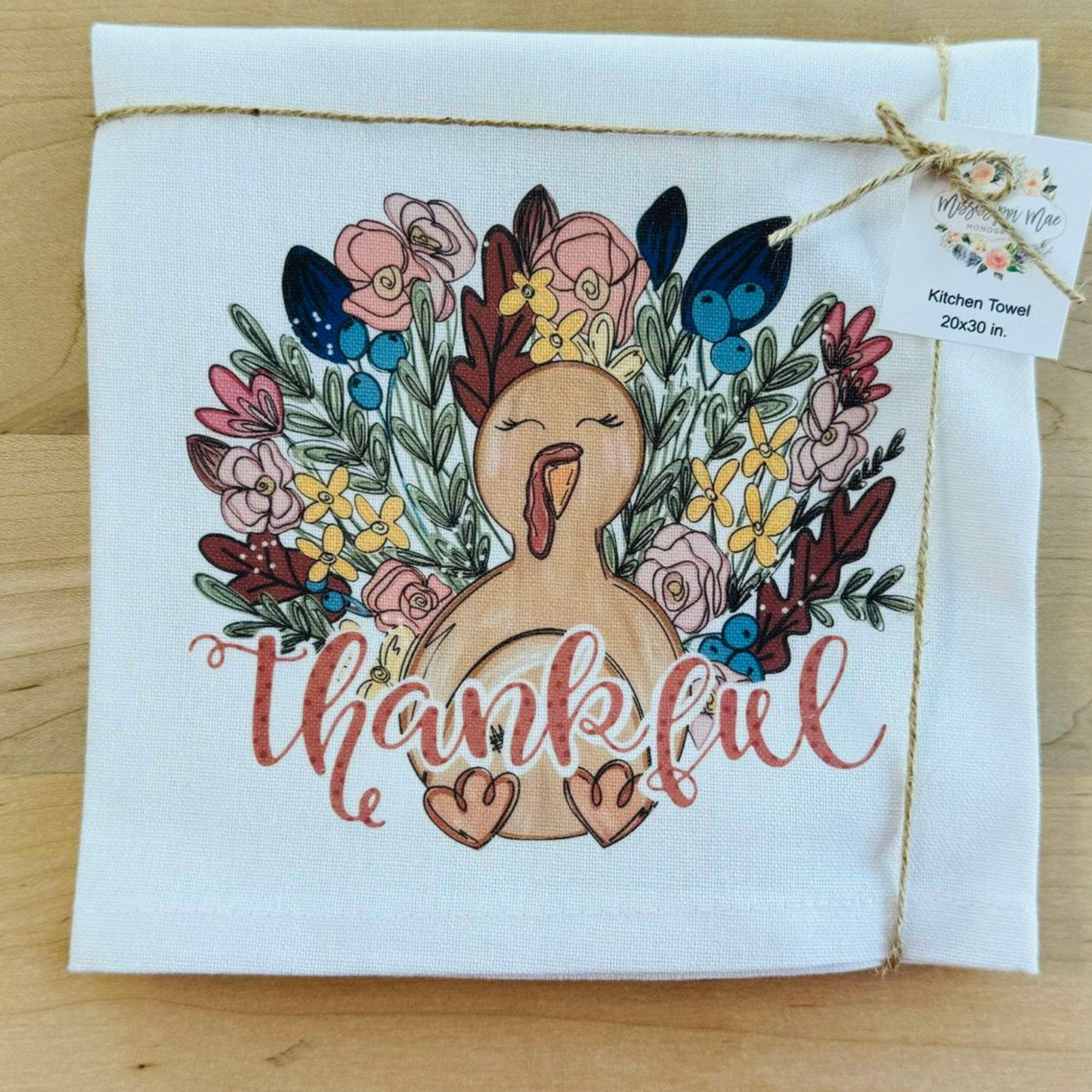 Thankful Turkey Kitchen Towel