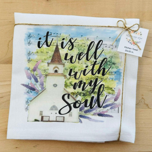 It Is Well Kitchen Towel