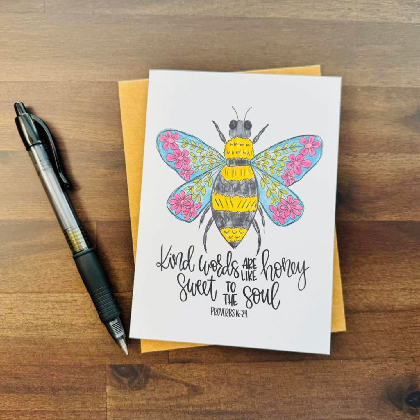 Kind Words Note Cards (Set of 12)