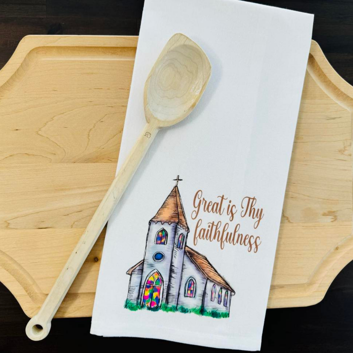 Great is Thy Faithfulness Kitchen Towel