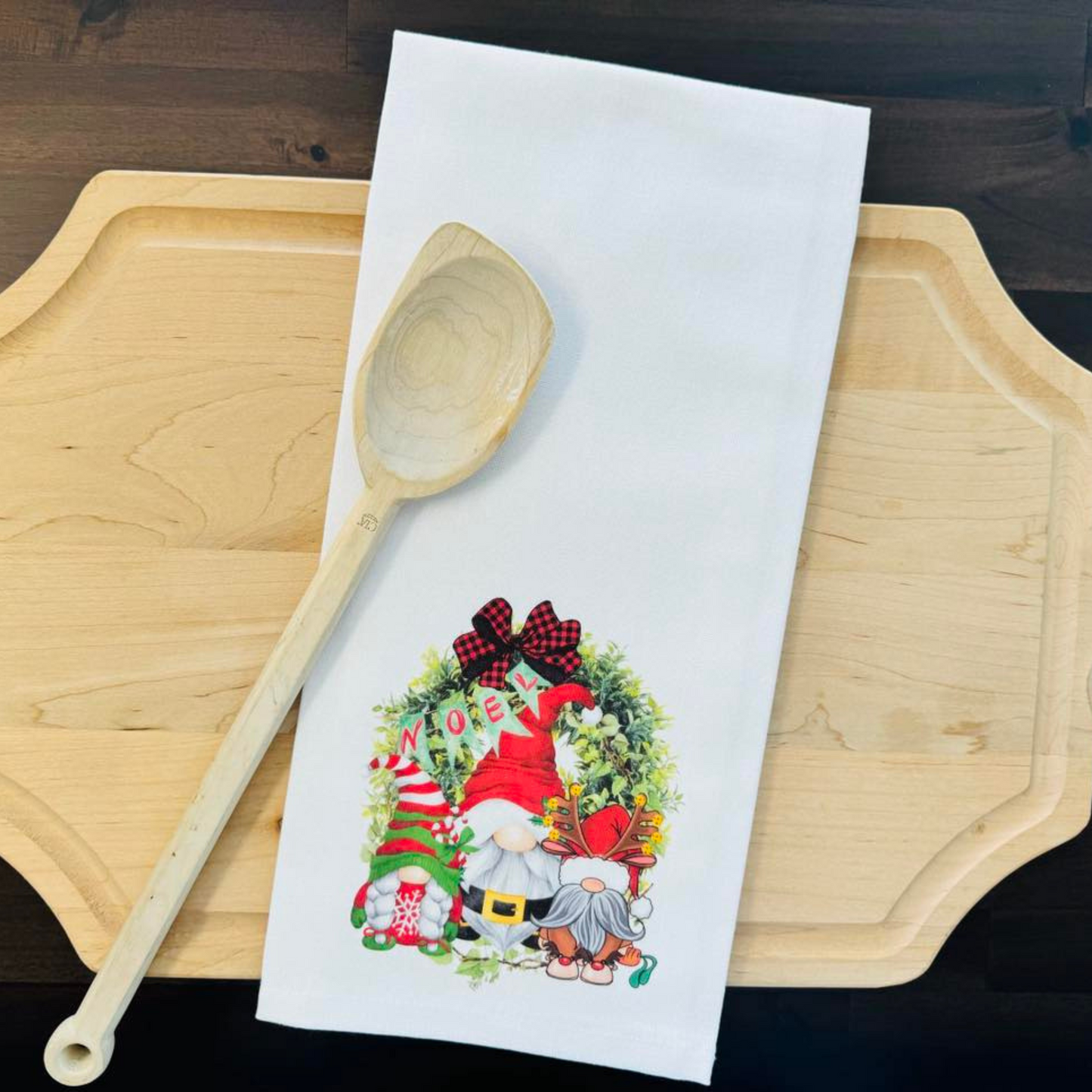 Christmas Gnome Kitchen Towel