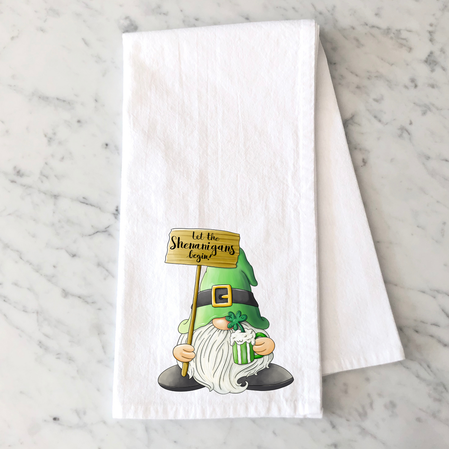 Shenanigans Gnome Kitchen Towel