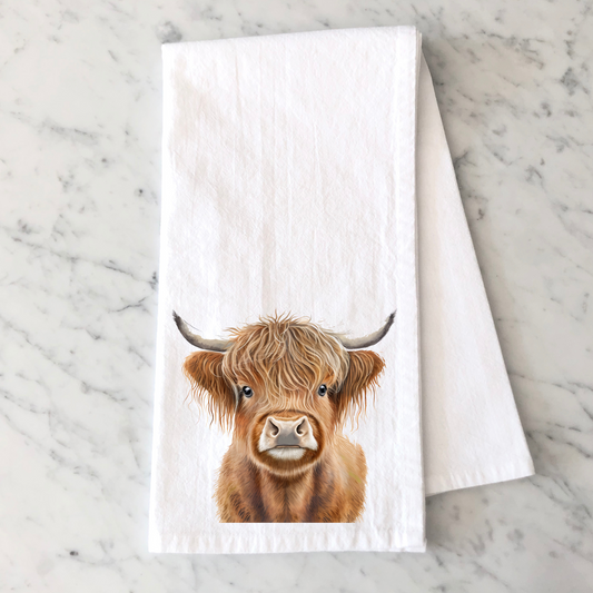 Highland Cow Kitchen Towel