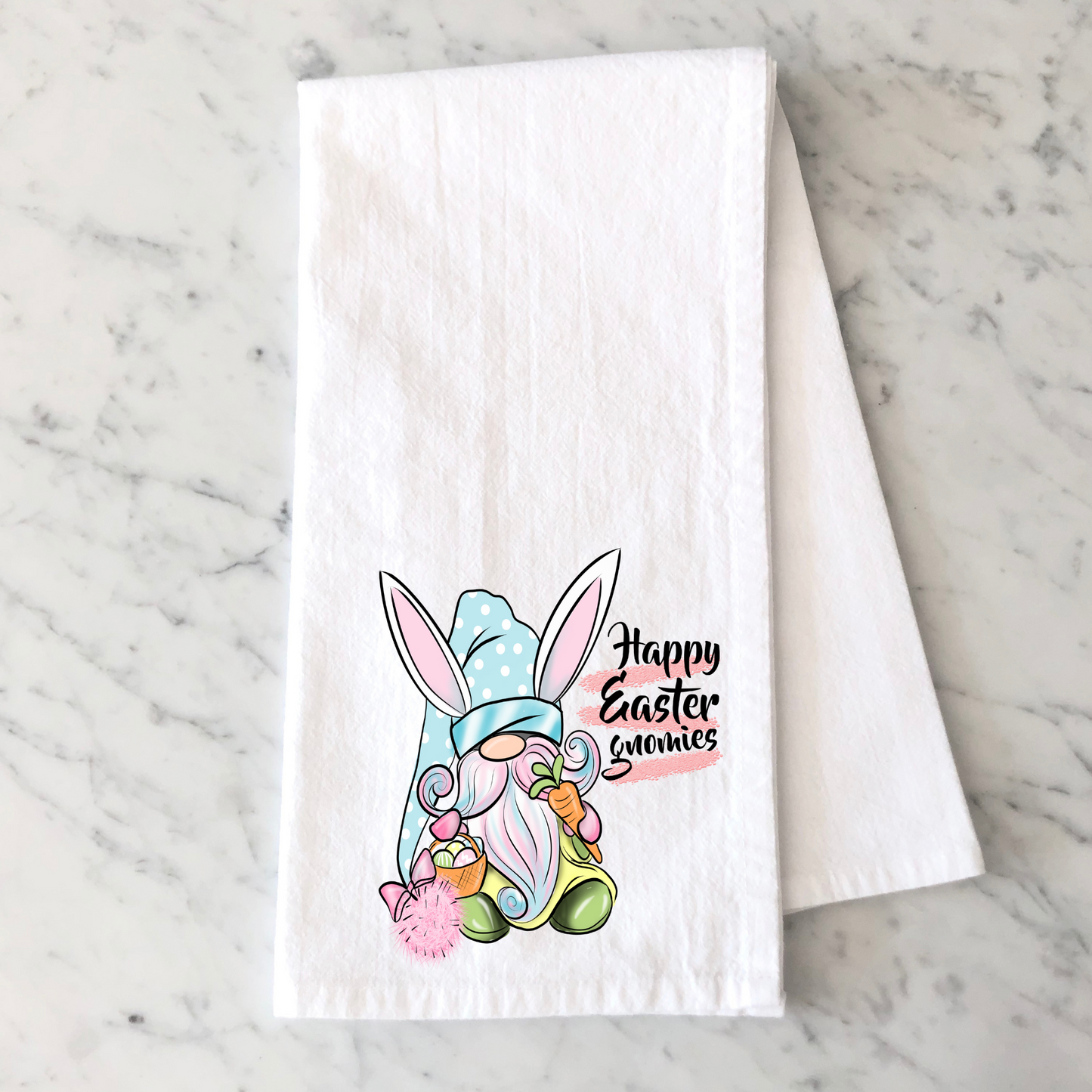 Happy Easter Gnomies Towel