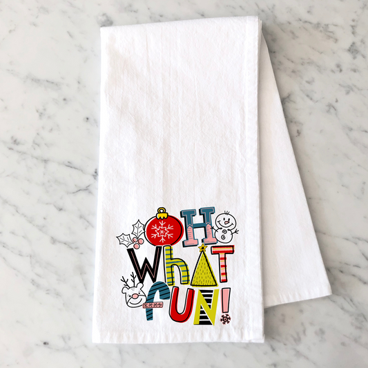 Oh What Fun Kitchen Towel
