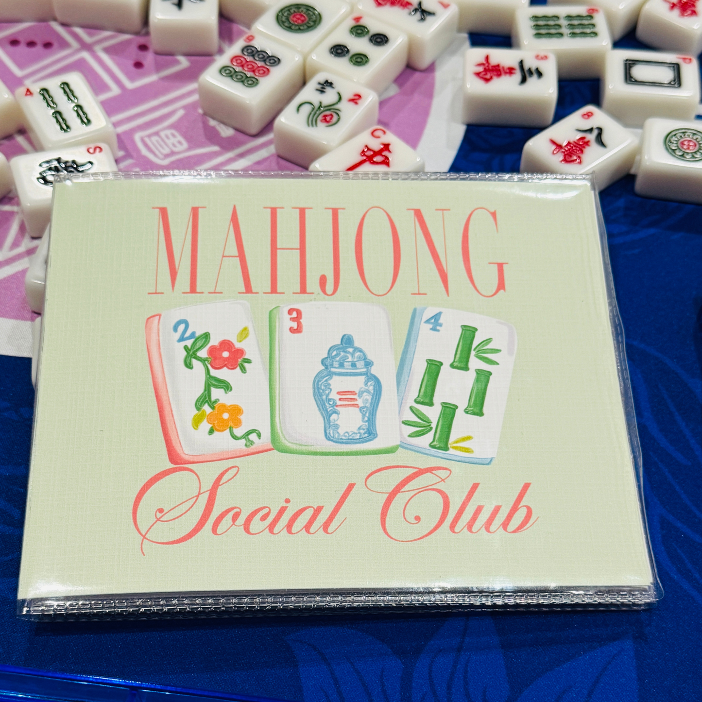 Mahjong Card Sleeve Insert | Fun Mahjong Sayings | NMJL Large Size Fit