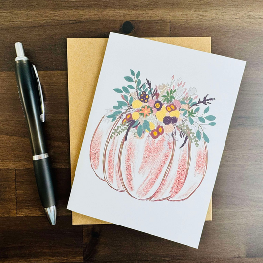 Pumpkin Note Cards (Set of 12)