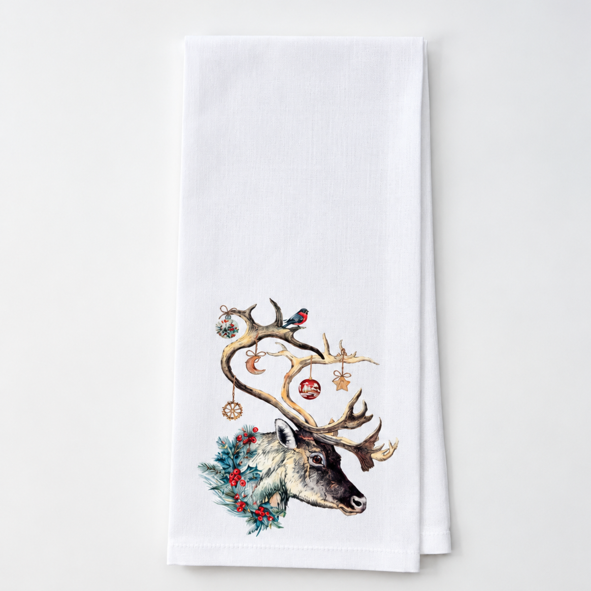 Christmas Deer Kitchen Towel