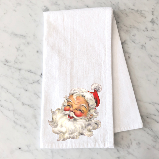 Vintage Santa Kitchen Towel