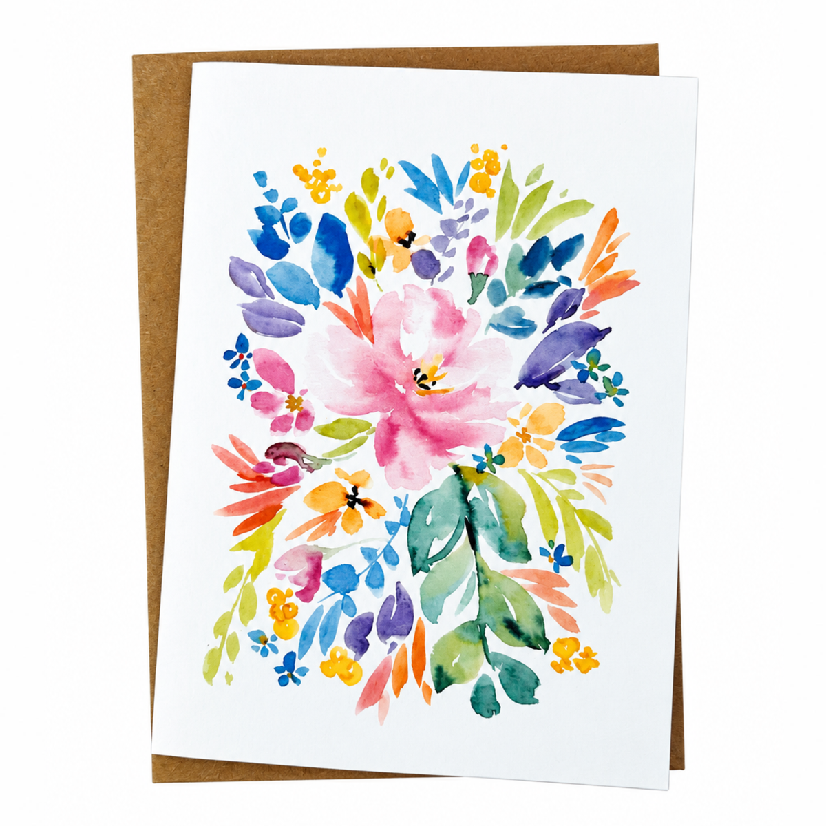 Pastel Floral Note Cards (Set of 12)