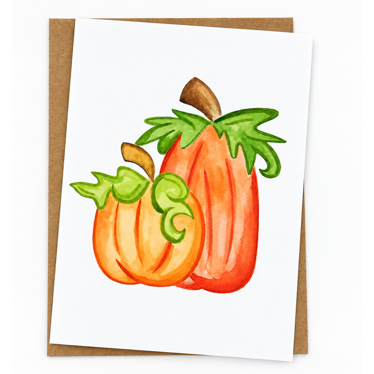 Pumpkin Duo Note Cards (Set of 12)