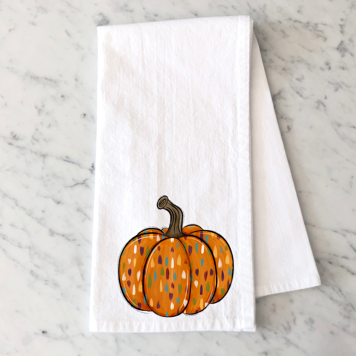 Pumpkin Swashes Kitchen Towel