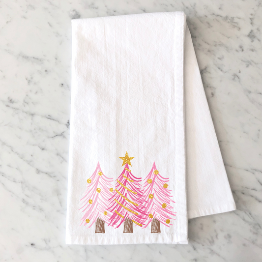 Pinik Christmas Trees Kitchen Towel