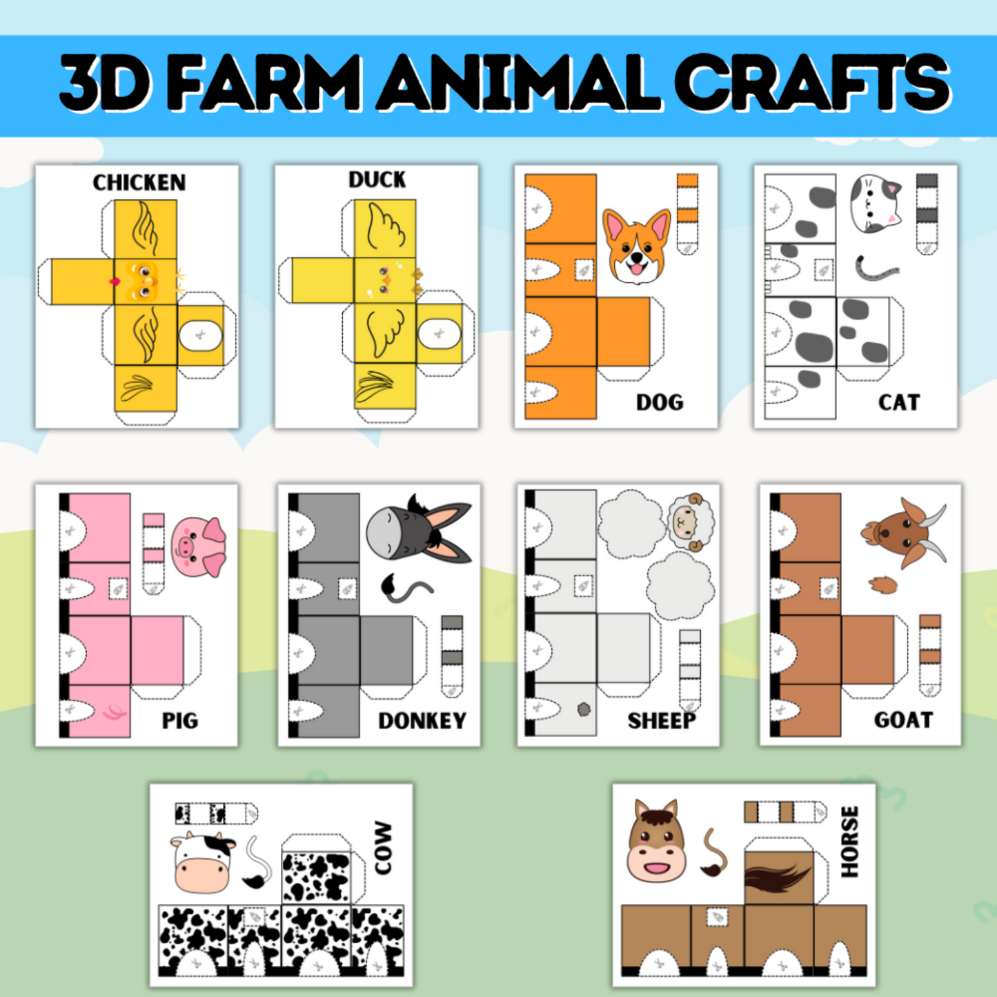 3D Animal Craft